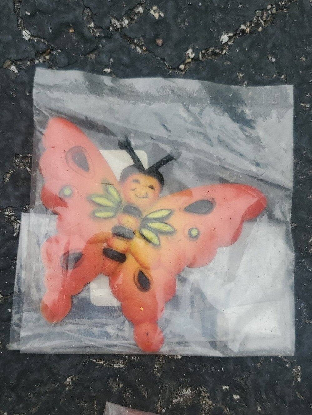 Butterfly Keychain and Assorted Enamel Butterfly Magnets - Orange & Blue - Picture 4 of 4